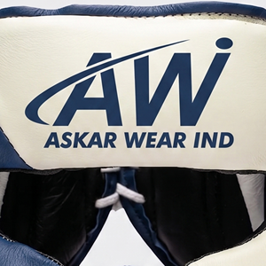 อุปกรณ์ป้องกันศีรษะสำหรับชกมวยแบบเต็มหน้า Askar Wear Ind ทำจากหนังวัวแท้ สำหรับการฝึกซ้อมทุกฤดูกาล - Product Image 2