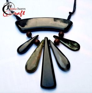 Collar con Colgante de Cuerno de Búfalo de la Mejor Calidad, Joyería Tribal Natural Hecha a Mano, Accesorio de Moda para Hombres y Mujeres - Product Image 2