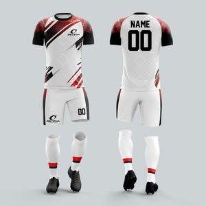 2026 Custom Men new Soccer uniform Short Sleeve tShirt Football Sublimation Soccer Suit Breathable Football Team Uniform - Product Image 2