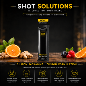 Custom Supplement Sachet Packaging | Private Label Powder Stick Packs | OEM & ODM Manufacturing Services - Product Image 3