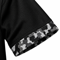 Maillot de baseball SINEWY SPORTS pour homme, manches courtes, noir, en mesh, imprimé par sublimation, boutons sur le devant, unisexe adulte, anti-transpiration