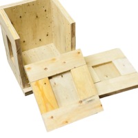 Caisses d'expédition en bois amovibles durables de haute qualité Logo personnalisé conçu petite caisse en bois directement au Vietnam