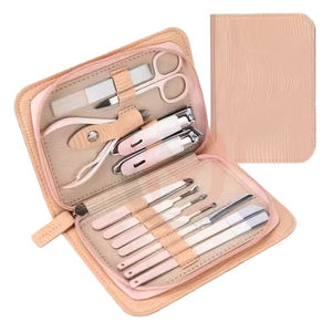 Kit de manucure et pédicure de luxe en acier inoxydable, ensemble de soins des ongles, coupe-ongles, pince à cuticules, boîte à outils professionnelle pour les ongles - Product Image 1