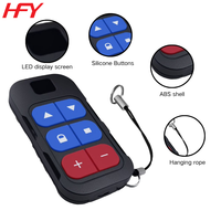 HFY TX130DP-DT Nouveau Modèle Duplicateur de Télécommande Sans Fil 8-en-1 Rechargeable par USB pour Porte de Garage, Alarme et Barrière