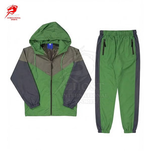 Conjunto de Chaqueta y Pantalones Cortavientos Estilo Outdoor para Hombre, Combinación Más Vendida, Ideal para Senderismo, Caminatas y Viajes - Product Image 2