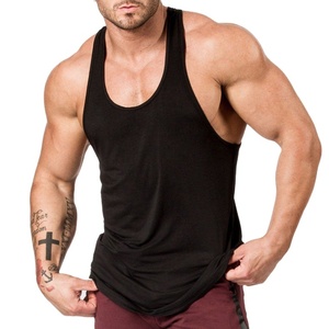 Camiseta sin mangas de Fitness para hombre, la mejor oferta, transpirable, para culturismo, Chaleco de punto elástico de algodón acanalado informal, camiseta transpirable para gimnasio - Product Image 2