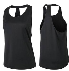 Camiseta sin mangas deportiva para mujer, tejida a mano, de secado rápido, holgada, transpirable, sin espalda, para entrenamiento, fitness, correr, gimnasio. - Product Image 5
