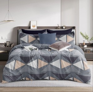 Ensemble de draps en microfibre 100% doux et luxueux, 400TC, motif imprimé, taille King, résistant à la décoloration et aux plis, pour la maison, l'hôtel, l'hôpital - Product Image 1