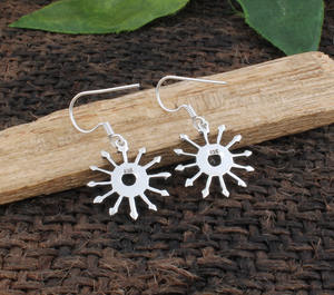 Boucles d'oreilles en topaze bleue naturelle de Londres, argent sterling 925, pierres précieuses facettées, pendantes, élégantes, cadeau d'anniversaire pour femmes - Product Image 5