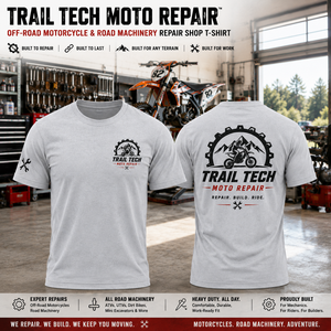 TRAIL TECH - ร้านซ่อมมอเตอร์ไซค์แบบสั่งทำพิเศษ |   ชุดช่างมอเตอร์ไซค์พรีเมียม ผ้าฝ้าย 100% พิมพ์ลายดิจิทัล - Product Image 3