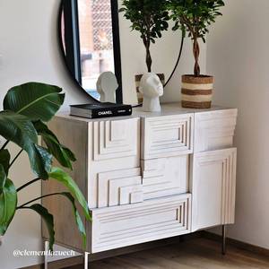 Aparador pequeño de madera de mango Vandana Radiant Terra - Product Image 5