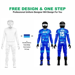 Digital Print % Polyester 220g Breathable Quick Dry Unisex Adult Full Sleeve Kits for ATV Dirt Bike MTB BMX Motocross - Product Image 2