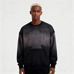Sweat-shirt pour homme, style décontracté contemporain, tissu chaud, marque privée, OEM, vente en gros, vêtements américains - Product Image 6