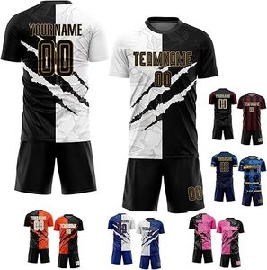 Dernier design, uniforme de football 100% polyester, nouveau style, uniforme professionnel pour adultes, qualité supérieure, couleur personnalisée, séchage rapide - Product Image 2