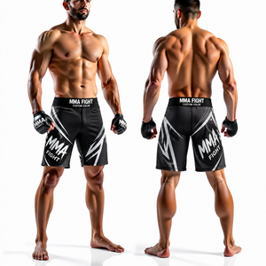 Custom HD Print Mens Sublimated MMA Fight <b>Shorts</b> No Gi BJJ <b>Grappling</b> <b>Shorts</b> Wholesale MMA Wear Jiu Jitsu Kimono Comfortable Wear - Product Image 4