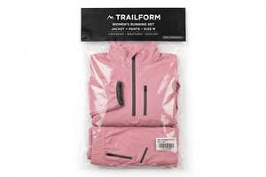 Conjunto Deportivo de 2 Piezas para Mujer, Color Rosa, Chaqueta con Cuello Alto y Media Cremallera, Pantalones Largos, Impermeable, de Secado Rápido, Estilo Deportivo - Product Image 6