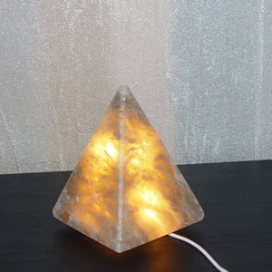 Décorations pour la maison, lampe en sel de l'Himalaya OEM, gris, lampe en sel de cristal de l'Himalaya gris, artisanat naturel sculpté à la main - Product Image 4
