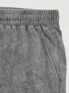 Men's 100% Cotton Washed Vintage Street Shorts Adjustable Drawstring Waist Pockets Breathable Quick Dry Eco-Friendly Loose Fit - Product Image 4