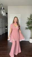 Ensemble Salwar en polyester brodé rose avec dupatta, tenue traditionnelle indienne et pakistanaise pour mariage, coupe ample longueur cheville pour femme