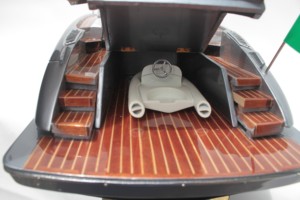 RIVA RIVALE 56 GRIS PEINT Modèle de bateau rapide en bois fait main de style européen Édition de luxe Forme personnalisée Autoportant pour - Product Image 6