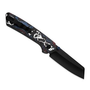 Couteaux pliants d'extérieur haut de gamme avec une lame affûtée de couleur foncée, une poignée vert olive et une construction portable pratique pour le camping - Product Image 2