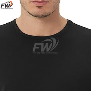 T-shirts pour hommes de qualité supérieure, dernières tendances, vente chaude, coton, été, style tendance, couleur unie, coupe classique - Product Image 5