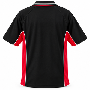 Polo de travail personnalisé brodé pour homme, manches courtes raglan, col contrastant, uniforme professionnel, vêtements de travail pour personnel d'entrepôt, commandes en gros - Product Image 2