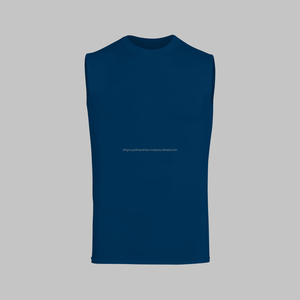 Vente en gros OEM Respirant de haute qualité Sérigraphie personnalisée T-shirt court à col rond Chemises de compression unies 100% coton vierges - Product Image 4