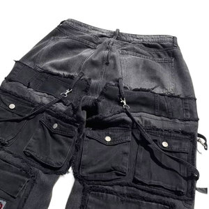Pantalones Vaqueros Casuales para Hombre con Logotipo Personalizado, Último Diseño en Ropa Urbana para Hombre - Product Image 6