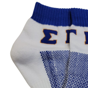 Calcetines Deportivos de Algodón Elástico Suave para Mujer, Diseño Personalizado con Letras Griegas Bordadas 1922, Corte Bajo, para Uso Casual - Product Image 4