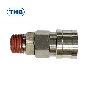 Raccord rapide pneumatique en acier inoxydable THB haute pression à déconnexion rapide pour compresseur d'air Modèle S14 SM SH SP SF - Product Image 1