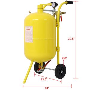 Kit Completo per Sabbiatura da 10 Galloni con Pressione di 125 Psi per Rimozione di Vernice, Macchia e Ruggine, Trattamento Speciale per Superfici - Product Image 5