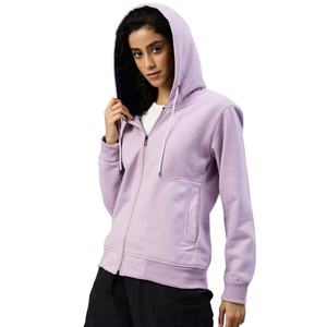 Sudadera de Yoga Tejida para Mujer, Algodón, Informal, Deportiva, con Capucha, Insignia Frontal, Logotipo Personalizado OEM, Suministro al por Mayor - Product Image 5