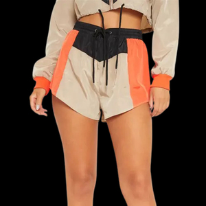 Veste de survêtement et short réversibles personnalisés pour femmes, coupe décontractée, couleur unie, longueur intégrale, respirants, coupe-vent, légers, avec cordon de serrage – Vente en gros - Product Image 2