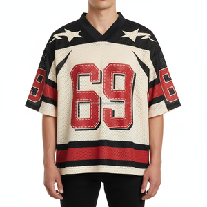Camiseta de malla transpirable para hombre, personalizada, OEM, al por mayor - Product Image 3
