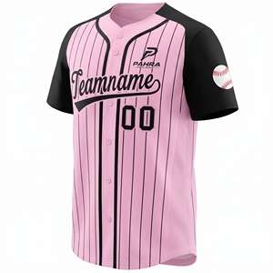 Maillot de baseball personnalisé pour hommes, femmes et jeunes, chemise de baseball à rayures personnalisées, nom, numéro, logo, uniforme d'équipe brodé - Product Image 5