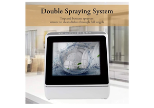 เครื่องล้างจานแบบตั้งโต๊ะพกพาพร้อมถังขนาด 5 ลิตร และ 6 โปรแกรมสำหรับพื้นที่ขนาดเล็ก - Product Image 2