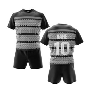 Uniformes de rugby pour hommes de haute qualité, prix de gros super avantageux, fabriqués en 100 % polyester, confortables. - Product Image 4