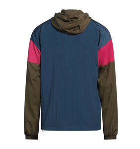 Veste coupe-vent légère et imperméable à capuche pour homme, idéale pour la course à pied, en nylon de qualité supérieure, avec logo frontal, pour l'hiver. - Product Image 3