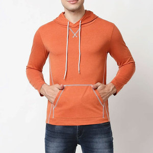 Sudadera con Capucha de Forro Polar para Hombre, Cálida y Cómoda, de Manga Larga, con Puños Acanalados y Bolsillo Tipo Canguro para Otoño e Invierno - Product Image 3