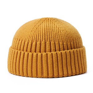Gorro de Punto Unisex de Color Sólido, 100% Acrílico, Invierno 2026, Casual para Adultos, 56-58CM, Entrega a Tiempo - Product Image 3