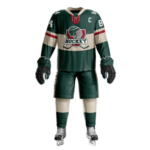 Camisetas de Hockey Personalizadas con Logotipo de Equipo, MOQ Bajo, en Blanco, Estilo USA, en Venta - Product Image 1