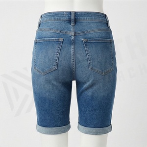Shorts de Mezclilla para Mujer con Diseño Desgarrado, Personalizados, Sexys, para Uso Diario, Color Personalizado, Transpirables, Ideales para el Verano - Product Image 2