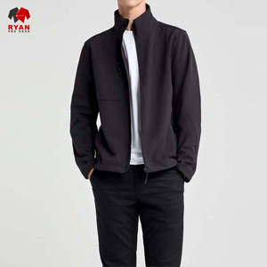 Veste Softshell de Qualité Supérieure pour Hommes Fermeture Éclair Tissu Respirant avec Logo Personnalisé - Product Image 2