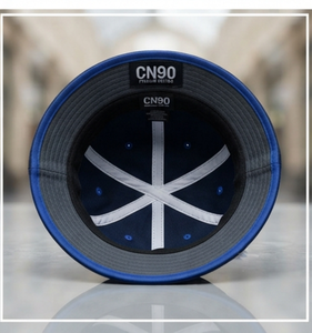 Sombrero de Pescador Personalizado con Sublimación, de Algodón y Lino, con Borde Azul, Unisex, para Adultos, Talla 50-52cm, Opción de Logotipo Personalizado, para las Cuatro Estaciones - Product Image 3