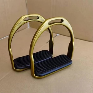 Estribos de Seguridad de Acero Inoxidable Ligeros de Diseño Superior 2026, Equipo Ecuestre de Alta Calidad para Carreras de Caballos, Logotipo Personalizado - Product Image 1
