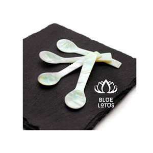 Cuchara de Nácar Ecológica, Segura y de Calidad Confiable 2026, Utensilio de Concha Pura Ideal para Servir Caviar y para la Mesa, Oferta al por Mayor - Product Image 1