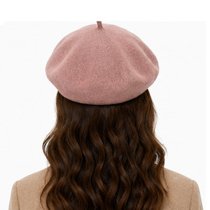 Merino Wool <b>Beret</b> Hat Comfortable Felt Fashion Hat with Fine Embroidery for Daily Wear Holiday and Outdoor Use - Product Image 6