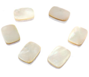 Pierre précieuse naturelle en nacre, forme coussin, 12x20mm, pierre non montée pour la fabrication de bijoux, vente en gros, en vrac - Product Image 3