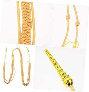 Cordons d'épaule, aiguillettes et lanières personnalisés pour uniformes – Badges sur mesure de haute qualité – Tressés avec fil doré - Product Image 5